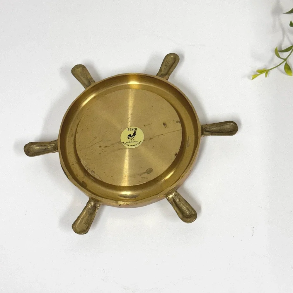 Vintage solid brass